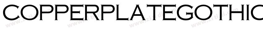 CopperplateGothic Li字体转换